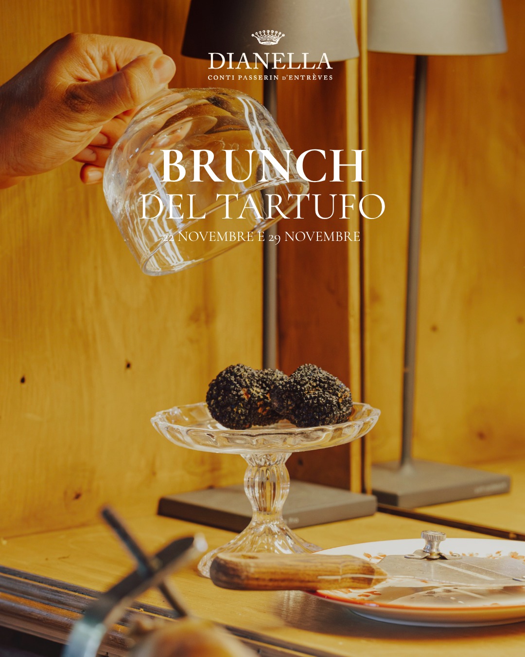 Locandina del Brunch del Tartufo: domenica 22 e 29 novembre